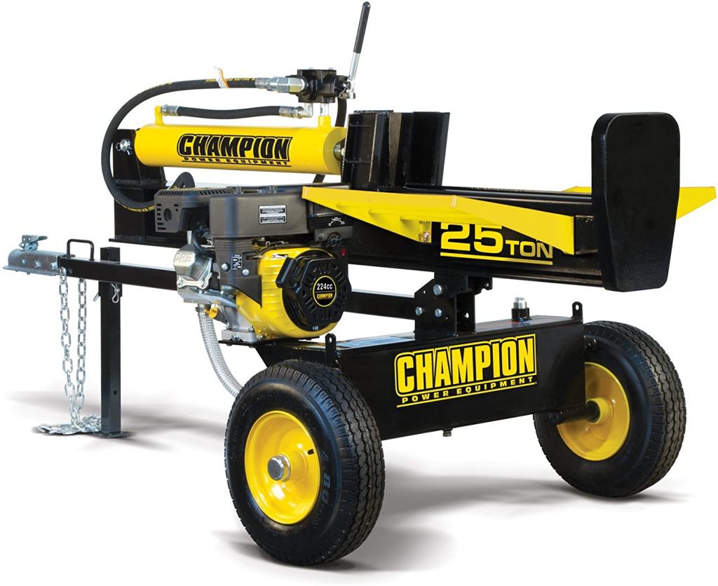  Champion Power Equipment-100251 25-Ton Horizontal/Vertical Full Beam Gas Log Splitter with Auto Return