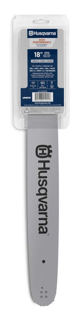 Husqvarna 531300438 18-Inch HLN250-72 Pixel Chain Saw Bar