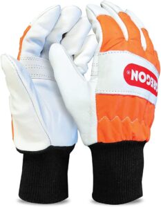 Oregon Chainsaw Left-Hand Protection Leather Gloves